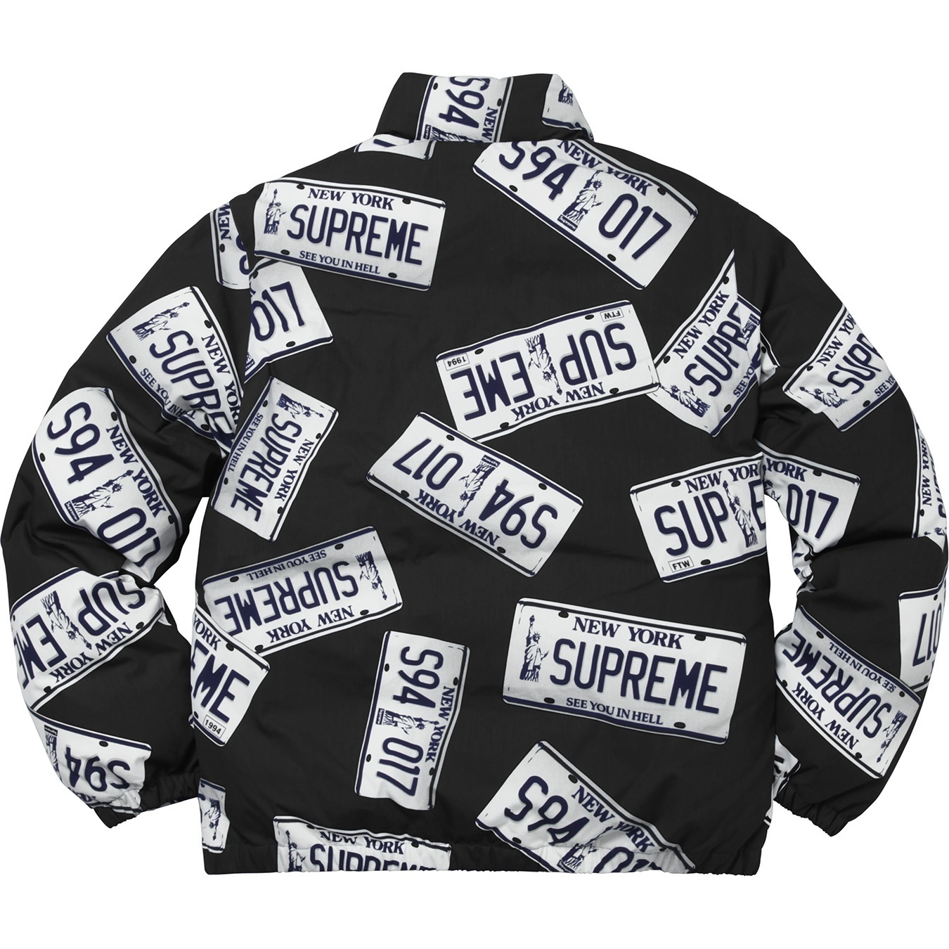 License Plate Puffy Jacket view 13